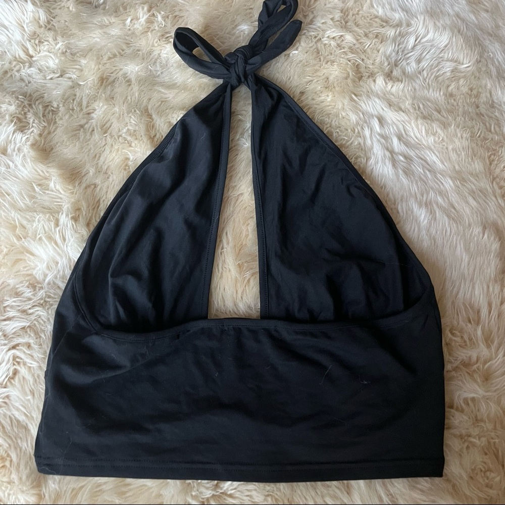 Solid Tie Back Halter Top - image 7